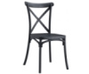 Стілець Кросс пластиковий чорний