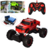 Машина Джип на радіокеруванні акумулятор, гумові колеса, Світло, звук 0133