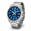 Чоловічий годинник Casio Edifice EFV-150D-2A з синім циферблатом та сталевим браслетом