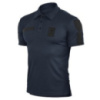 Теніска поло з липучками для Поліції Coolpass темно-синій