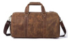 Сумка дорожня чоловіча шкіряна 714893 Коричнева