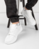 Чоловічі білі кросівки із еко-шкіри