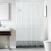 Штора для ванной и душа 178x183 см водоотталкивающая,занавеска шторка для ванной и душевой 8G PEVA ,прозрачная