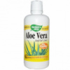 Алоэ вера, листовой гель и сок, Aloe Vera Leaf Gel & Juice, Nature's Way, 1000 мл