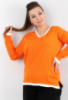 Жіночий помаранчевий светр