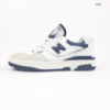 New Balance 550 білі з синім шкіра/замша