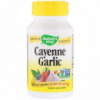 Кайенский Перец и Чеснок, Cayenne Garlic, Nature's Way, 100 капсул