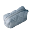 Маленькая вельветовая косметичка ORGANIZE 13*7*7 см (голубой)