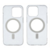 Чехол силиконовый Сlear Case MagSafe для Apple iPhone 15 Pro прозрачный