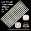 LED підсвітка TV 49« 4-led 6V 470mm JS-D-JP4910-041EC(60517) E49DU1000 LSC490HN02-S02 49AX3000 10шт.