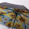 Зонт механический элегантный с принтом прочный надежный из полиэстера диаметр 100 см Жетлый HP-23-14Y