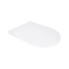 Сидіння для унітазу Qtap (Taurus 520) 455x365x38 мм, White, з мікроліфтом, Slim Duroplast, Quick Release QTSC179W49384