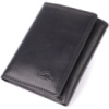 Невеликий гаманець для чоловіків з натуральної глянсової шкіри 720901_1 (3810 nero) Чорний