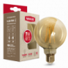 Лампа светодиодная филаментная MAXUS арт деко G95 7W 2200K E27 Amber