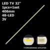 LED підсвітка TV 32« inch 48led 406mm TOT32LB LED7020 V0.2 LED32C850K 67-728810-0A0 1шт.