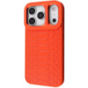 DM Чохол Kajsa Snake Pattern with Magnetic Ring iPhone 17 Pro Max Orange (Код товару:43752)