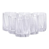 Набір склянок 3-D print 6 штук по 300 мл, прозорий