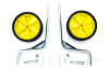 Опорні (тренувальні) колеса посилені FSK-BH-214 для дит. вів. 12 «-20» жовті з чорним (жовтий з чорним)