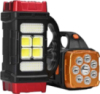 Аккумуляторный LED фонарь Hurry Bolt HB-1678 аварийный светильник с солнечной панелью