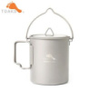 Казанок титановий Toaks Titanium 750ml Pot with Bail Handle