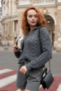 Жіночий сірий светр