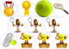 Вафельная картинка «Теннис -3»