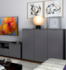 Комод в гостиную Doros Рон 6 120х38х100 см Графит (DRS-011303)