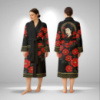 Кимоно женское из плюшевого велюра Red Camellia 29451 S