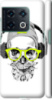 Чехол на OnePlus • Череп в очках и наушниках 4144m-2588