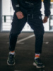 Спортивные штаны мужские укороченные Пушка Огонь Sago черные