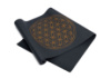 Килимок для йоги Bodhi Leela Flower of Life антрацит 183x60x0.45 см