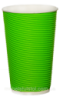Стакан паперовий рифлений 400 мл