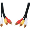 Кабель відео 3RCA/3RCA (3 тюльпани) (1,5 м) в упаковці