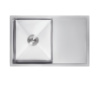 Мийка для кухні інтегрована Lidz Handmade H7850 (LDH7850BRU35390) Brushed Steel 3,0/0,8 мм