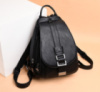 Женский рюкзак сумочка небольшой прогулочный, рюкзачок сумка для девушек черный бордовый