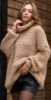 46-56, Свитер под горло, крупная вязка, Вязаный свитер оверсайз. Жіночий светр теплий. батал свитер