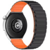 Каучуковий магнітний ремінець Orange/Black 22