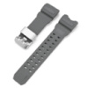 Ремінець для Casio G-Shock GWG-1000 Gray SI сірий силіконовий (SKU 1051-1358)