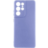 Чохол Silicone Cover Lakshmi Full Camera (A) для Samsung Galaxy S21 Ultra, Бузковий / Dasheen - купити в SmartEra.ua