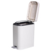 Мусорное ведро с педалью 5л ведро для мусора с крышкой и педалью Белый HP-45-12BE