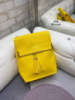 Жовтий — ZARA — стильний рюкзак із китицями, можна носити сумкою (2538) — 1 шт.