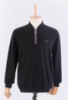 Чоловічий чорний светр на блискавці
