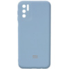 Чохол Silicone Cover Full Camera (AA) для Xiaomi Redmi Note 10 5G / Poco M3 Pro (Блакитний / Lilac Blue) - купити в SmartEra.ua