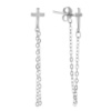 Серебряные серьги CatalogSilver без камней (2094395)