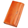 Гаманець горизонтальний жіночий шкіряний 718980 Помаранчевий