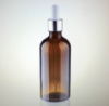 Флакон скляний коричневий 100 мл з піпеткою