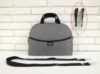 Сумка на коляску универсальная Z&D New с ручкой (Linen Gray). Сумка-органайзер для коляски с ручкой