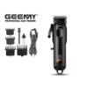 Аккумуляторный триммер машинка для стрижки волос Geemy GM-8040 с 4 насадками