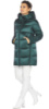 Куртка женская Braggart зимняя с капюшоном - 51120 малахитовый цвет
