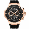 Чоловічий годинник Pagani Design PD-YS032 Rose Gold-Black з сапфіровим склом та хронографом SEIKO VK64